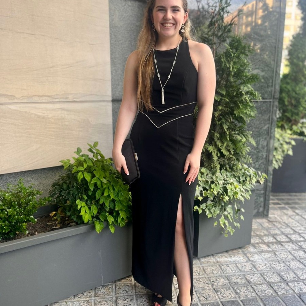 Vintage black 90s gown